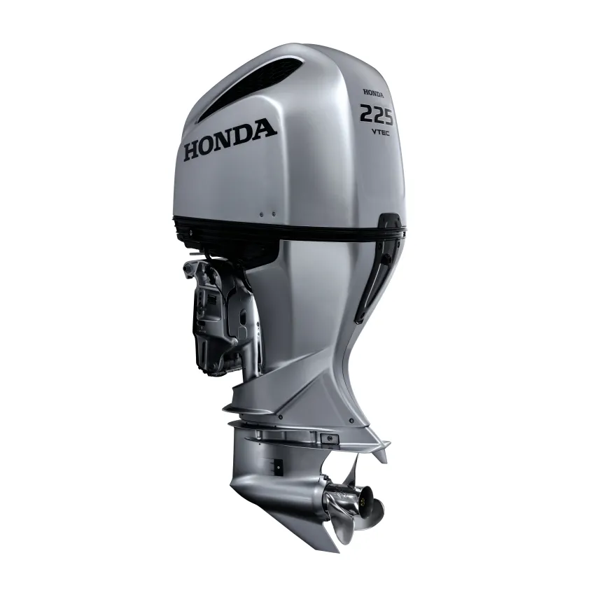 Honda Двигател BF 225D LDU 225 к.с, дълъг ботуш, електрически стартер, електронно дистанционно управление, електрохидравлично регулиране на наклона, 60А генератор