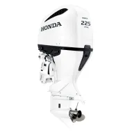 Honda Двигател BF 225D XDU БЯЛ 225 к.с, екстра дълъг ботуш, електрически стартер, електронно дистанционно управление, електрохидравлично регулиране на наклона, 60А генератор