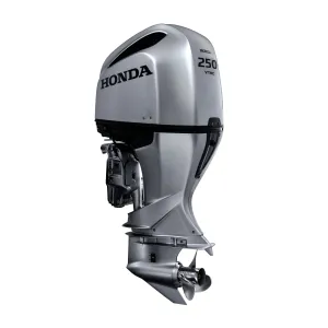 Honda Двигател BF 250D XDU 250 к.с, екстра дълъг ботуш, електрически стартер, електронно дистанционно управление, електрохидравлично регулиране на наклона, 60А генератор