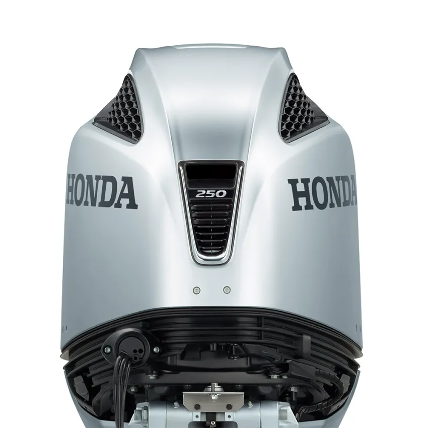 Honda Двигател BF 250D LDU 250 к.с, дълъг ботуш, електрически стартер, електронно дистанционно управление, електрохидравлично регулиране на наклона, 60А генератор