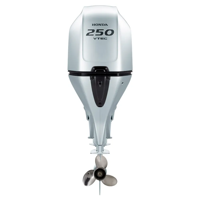 Honda Двигател BF 250D XCDU 250 к.с, екстра дълъг ботуш, електрически стартер, електронно дистанционно управление, електрохидравлично регулиране на наклона, обратна посока на движение на пропелера, 60А генератор