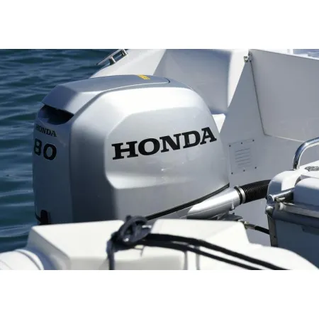 Honda Двигател BF 80 XRTU 80 к.с, екстра дълъг ботуш, електрически стартер, дистанционно управление, електрохидравлично регулиране на наклона, 35А генератор