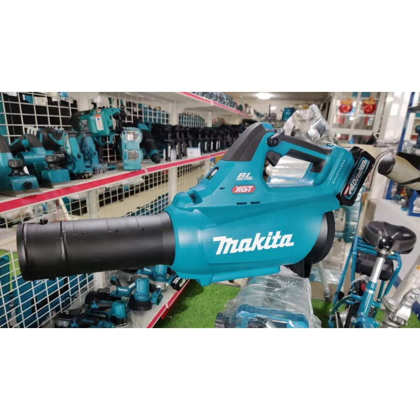 Професионална акумулаторна въздуходувка Makita UB001GZ + Комплект батерии и зарядно Makita 1911V6-0, XGT