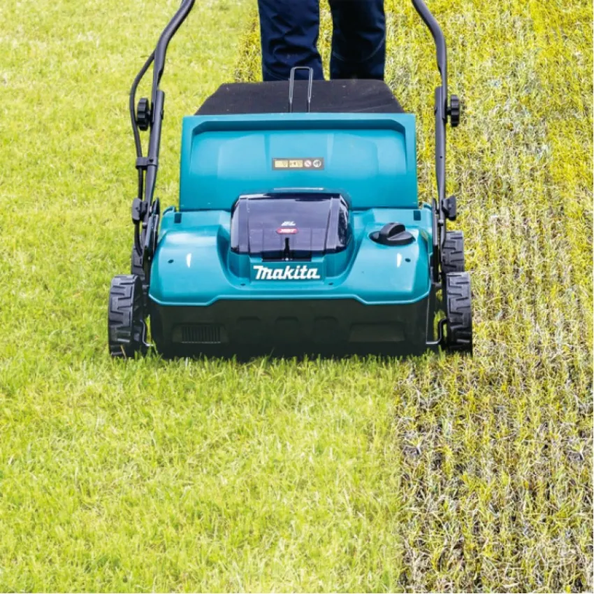 Акумулаторен аератор Makita UV001GZ + Комплект батерии и зарядно Makita 1911V6-0, XGT