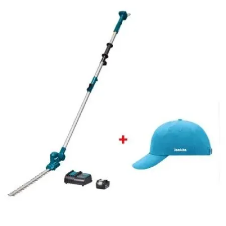 Акумулаторен телескопичен храсторез Makita DUN461WSF, LXT, 18 V, 3 Ah, 460 мм, с батерия и зарядно + ПОДАРЪК рекламна шапка Makita