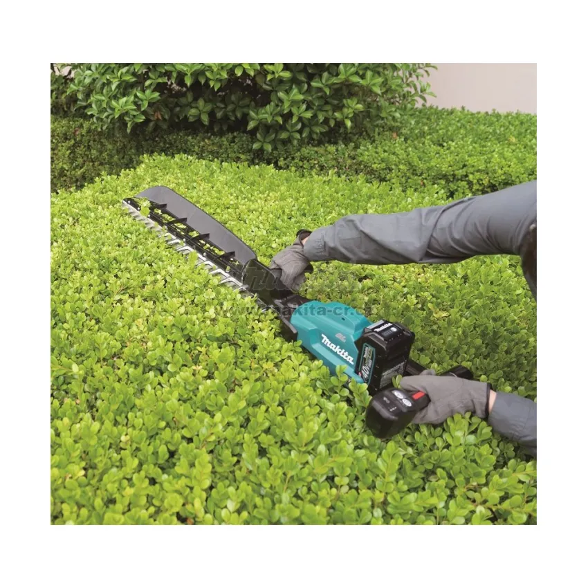 Професионален акумулаторен храсторез Makita UH013GZ + Комплект батерии и зарядно Makita 1911V6-0, XGT