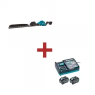 Професионален акумулаторен храсторез Makita UH014GZ + Комплект батерии и зарядно Makita 1911V6-0, XGT