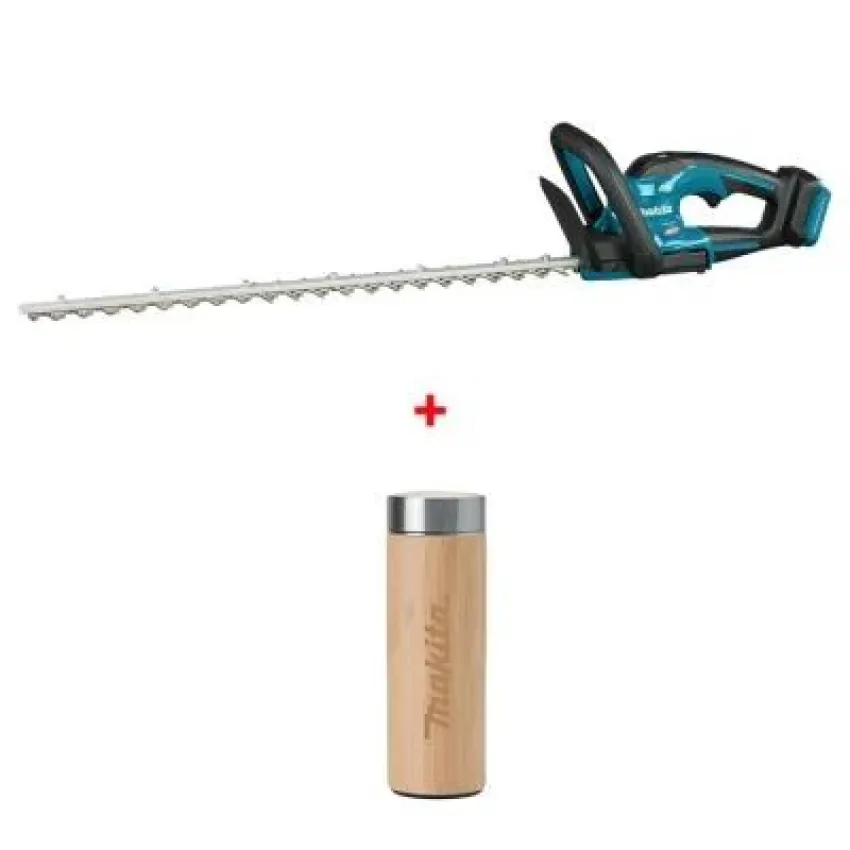 Професионален акумулаторен храсторез Makita UH020GZ, XGT, 40 V, 50 см, без батерия и зарядно + ПОДАРЪК термос Makita