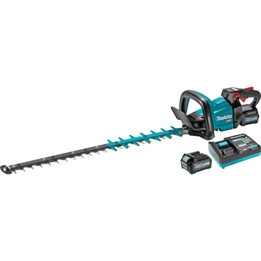Професионален акумулаторен храсторез Makita UH005GD201, XGT, 40 V, 2х2.5 Ah, 750 мм, с 2 батерии и зарядно