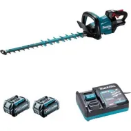 Професионален акумулаторен храсторез Makita UH008GD201, XGT, 40 V, 2х2.5 Ah, 600 мм, с 2 батерии и зарядно