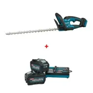 Професионален акумулаторен храсторез Makita UH008GZ + Комплект батерии и зарядно Makita 191L77-9, XGT