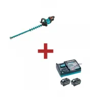 Професионален акумулаторен храсторез Makita UH009GZ + Комплект батерии и зарядно Makita 1911V6-0, XGT