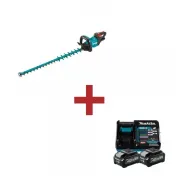 Професионален акумулаторен храсторез Makita UH009GZ + Комплект батерии и зарядно Makita 191L77-9, XGT