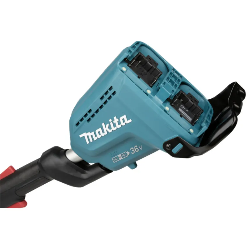 Акумулаторен тример Makita DUR368LZ, LXT, 18+18 V, 350 мм, с аксесоари, без батерия и зарядно