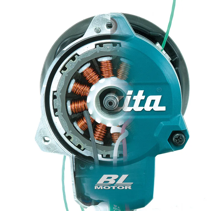 Акумулаторен тример Makita DUR368LZ, LXT, 18+18 V, 350 мм, с аксесоари, без батерия и зарядно
