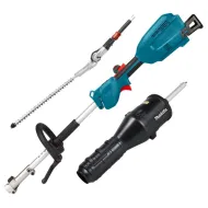 Професионален мултифункционален акумулаторен тример Makita UX01GZ, XGT + Приставка въздуходувка Makita UB402MP
