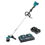 Акумулаторен тример Makita DUR368LPT2, 2х18 V, 2x5 Ah, 350 мм, с 2 батерии и зарядно