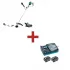 Професионален акумулаторен тример Makita UR003GZ01, 40 V, 350 мм + Комплект батерии и зарядно Makita 1911V6-0, XGT