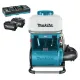 Професионална акумулаторна пръскачка Makita PM001GT202, XGT, 40 V, 2х5 Ah, 15 л, 180-1400 мл/мин, с батерии и зарядно + ПОДАРЪК раница Makita
