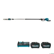 Акумулаторна телескопична кастрачка Makita UA004GZ + Комплект батерии и зарядно Makita 1911V6-0, XGT
