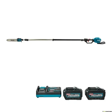 Акумулаторна телескопична кастрачка Makita UA004GZ + Комплект батерии и зарядно Makita 1911V6-0, XGT