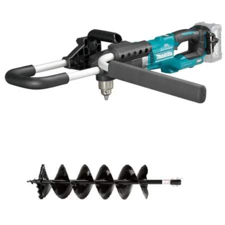 Професионален акумулаторен свредел Makita DG001GZ05 + Комплект батерии и зарядно Makita 1911V6-0, XGT + Подарък свредло Makita 150х800 мм