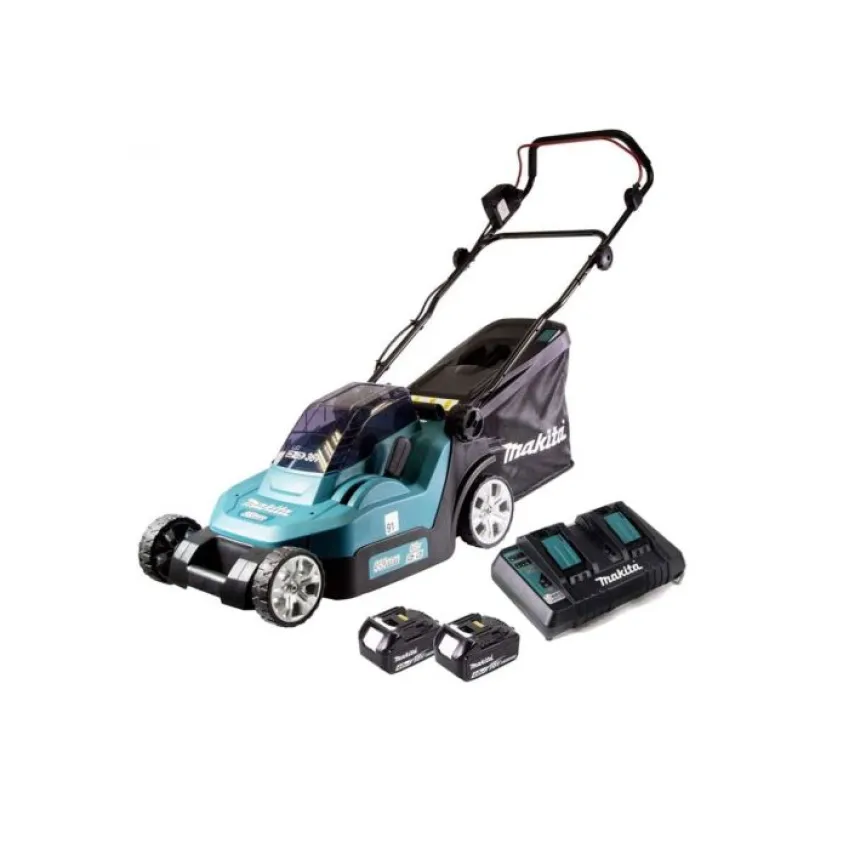 Акумулаторна косачка Makita DLM382PM2, 36 V, 4 Ah, 320 мм, с батерии и зарядно