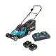 Акумулаторна косачка Makita DLM432PT2, 36 V, 5 Ah, 430 мм, с батерии и зарядно