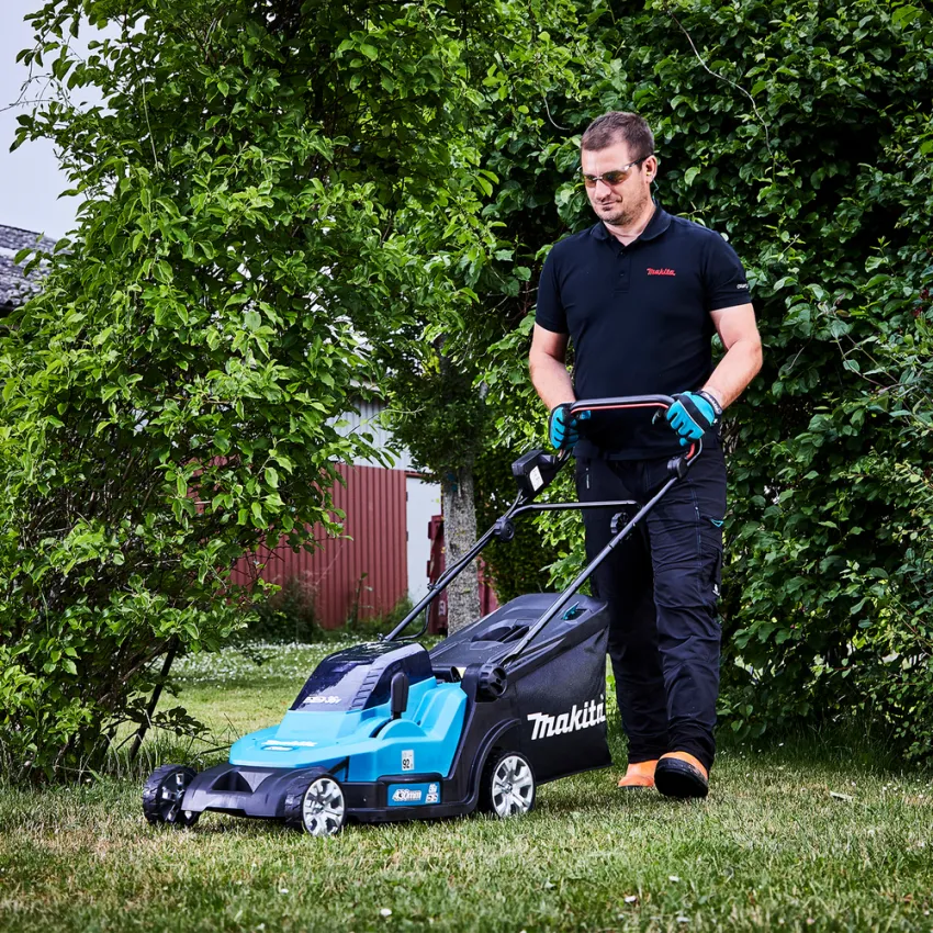 Акумулаторна косачка Makita DLM432PT2, 36 V, 5 Ah, 430 мм, с батерии и зарядно