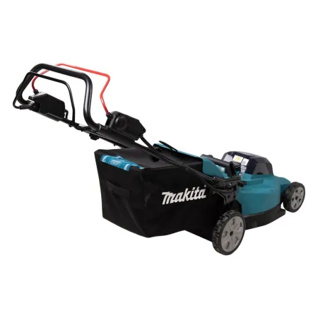 Самоходна акумулаторна косачка Makita DLM481CT2, LXT, 18+18 V, 2х5 Ah, 48 см, 800 м², с мулчиране, 2 батерии и заядно