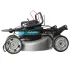 Самоходна акумулаторна косачка Makita LM001GT201, XGT, 40 V, 2х5 Ah, 480 мм, 2100 м², с батерии и зарядно