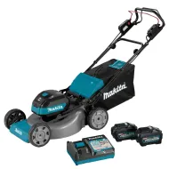 Самоходна акумулаторна косачка MAKITA LM002GT201, XGT, 40 V, 2х5 Ah, 530 мм, с мулчиране, батерии и зарядно