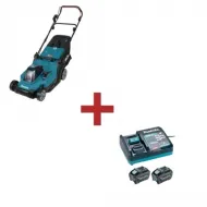 Акумулаторна косачка MAKITA LM004GZ + Комплект батерии и зарядно Makita 191L77-9, XGT