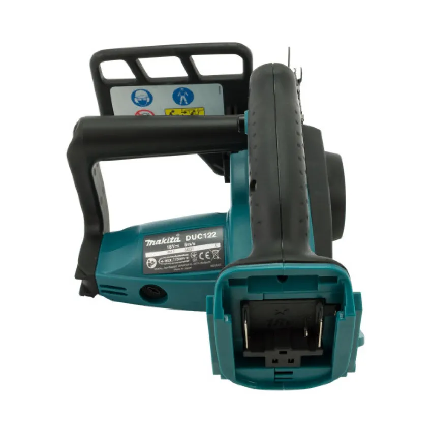 Акумулаторен верижен трион Makita DUC122Z 18 V, 115 мм, без батерия и зарядно устройство + ПОДАРЪК Масло за смазване на вериги Makita