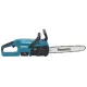 Акумулаторна резачка за дърва Makita DUC357RT, LXT, 18 V, 5 Ah, 35 см, с батерия и зарядно + ПОДАРЪК Масло за смазване на вериги Makita + Кръгла пила за заточване Makita