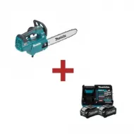 Професионална акумулаторна резачка Makita UC004GZ + Комплект батерии и зарядно Makita 191L77-9, XGT