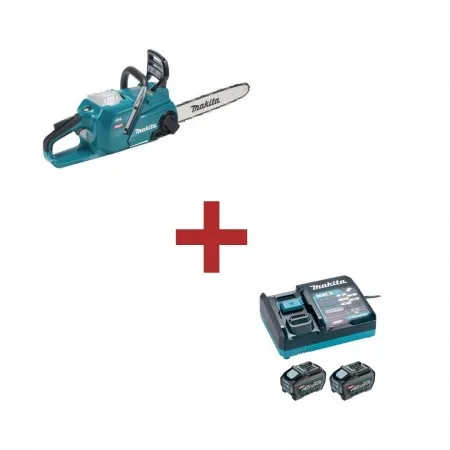 Професионална акумулаторна резачка Makita UC015GZ + Комплект батерии и зарядно Makita 1911V6-0, XGT