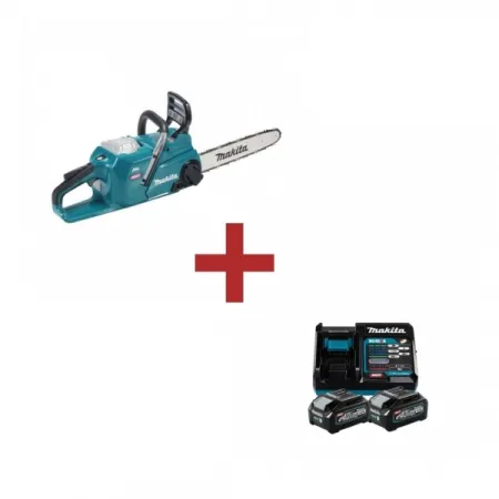 Професионална акумулаторна резачка Makita UC015GZ + Комплект батерии и зарядно Makita 191L77-9, XGT