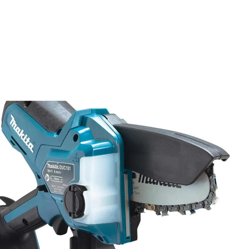 Акумулаторна безчеткова кастрачка Makita DUC101SF, LXT, 18 V, 3 Ah, 10 см, с батерия и зарядно + ПОДАРЪК Масло за смазване на вериги Makita + шапка Makita