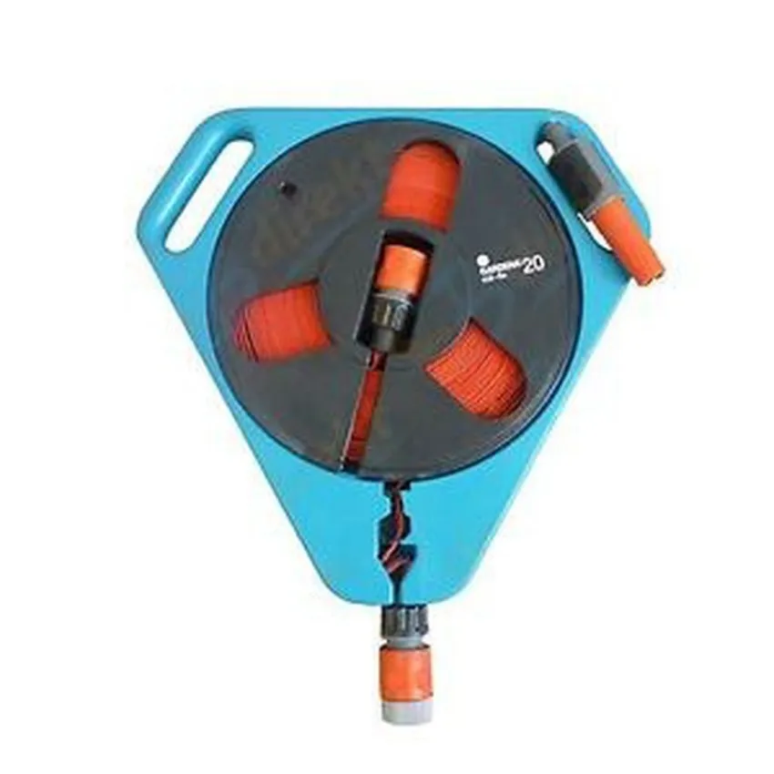 GARDENA 00757-20 Комплект касетка за плосък маркуч Classic 20 м с конектори