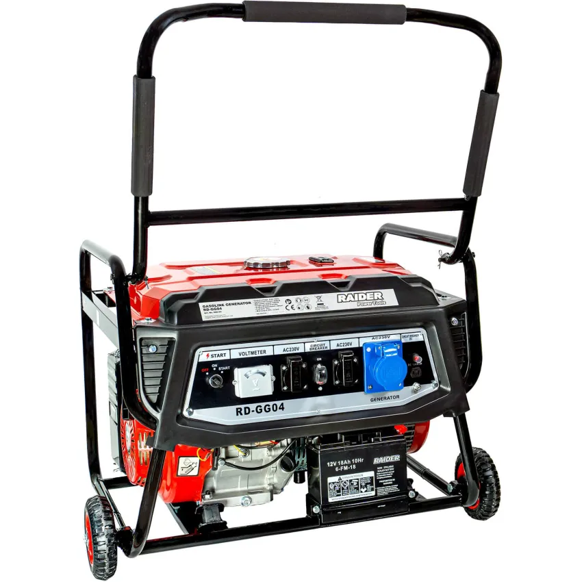Монофазен бензинов генератор Raider RD-GG04 – 5.5 kW