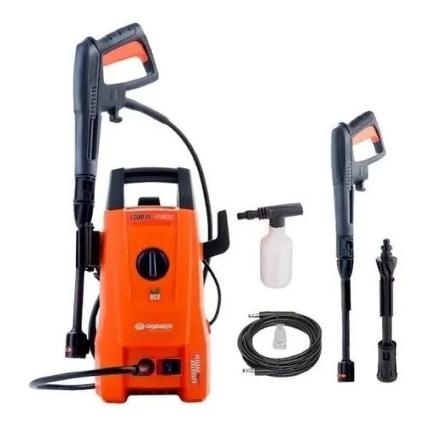 DAEWOO DAX1130 – Електрическа водоструйка 1200W, 390 л/ч, 105 бара, регулируема дюза