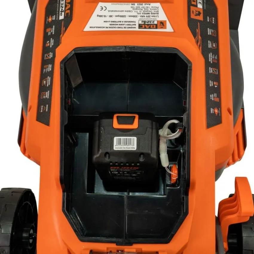 RURIS DAC 3324e - Акумулаторна Косачка за Трева