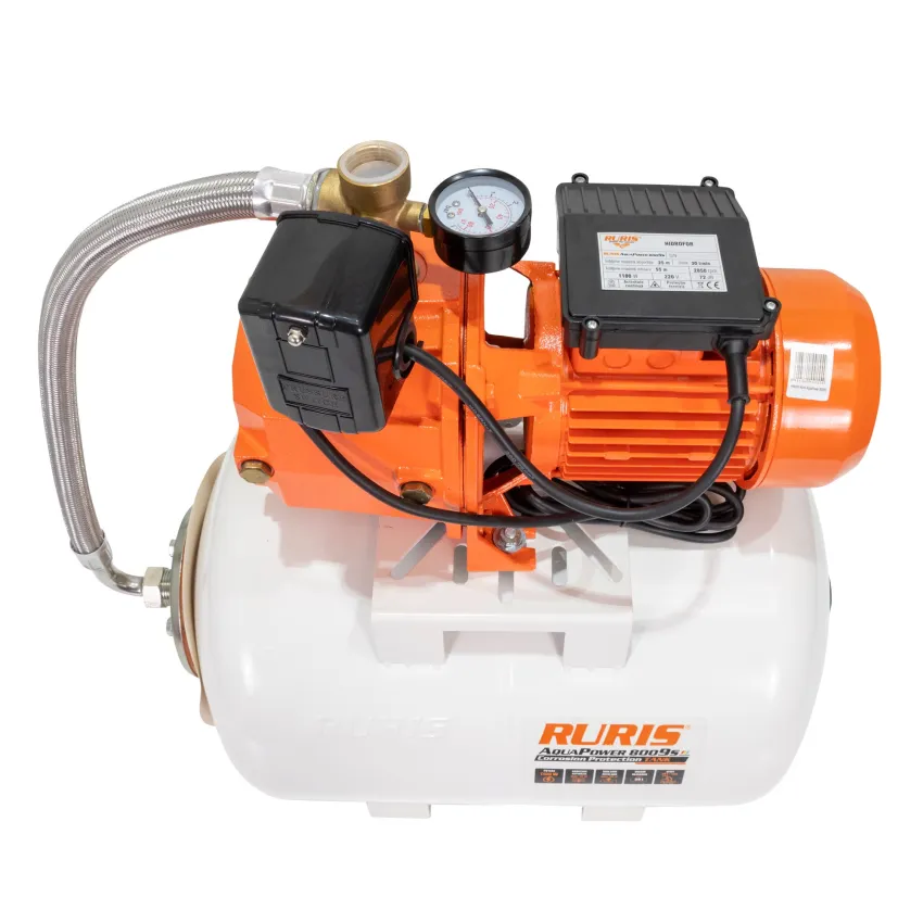 RURIS Aqua Power 8009S – Високоефективен хидрофор за стабилно водоснабдяване