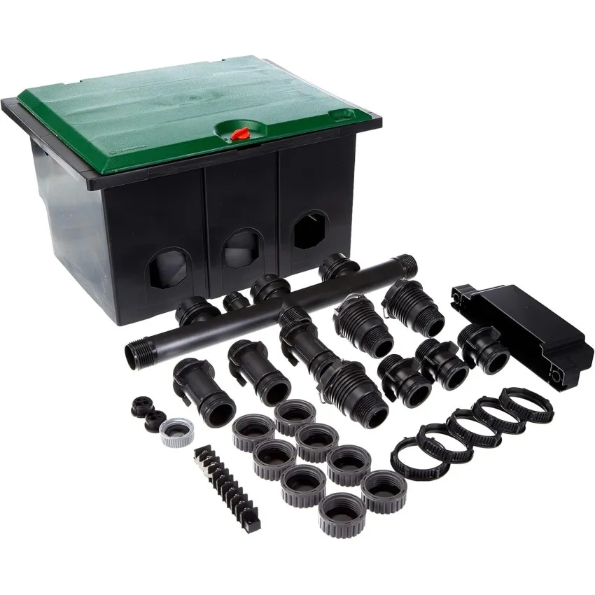 GARDENA 01255-29 Защитна кутия за воден клапан - КЛАПАННА КУТИЯ V3 за 3 клапана 9 V