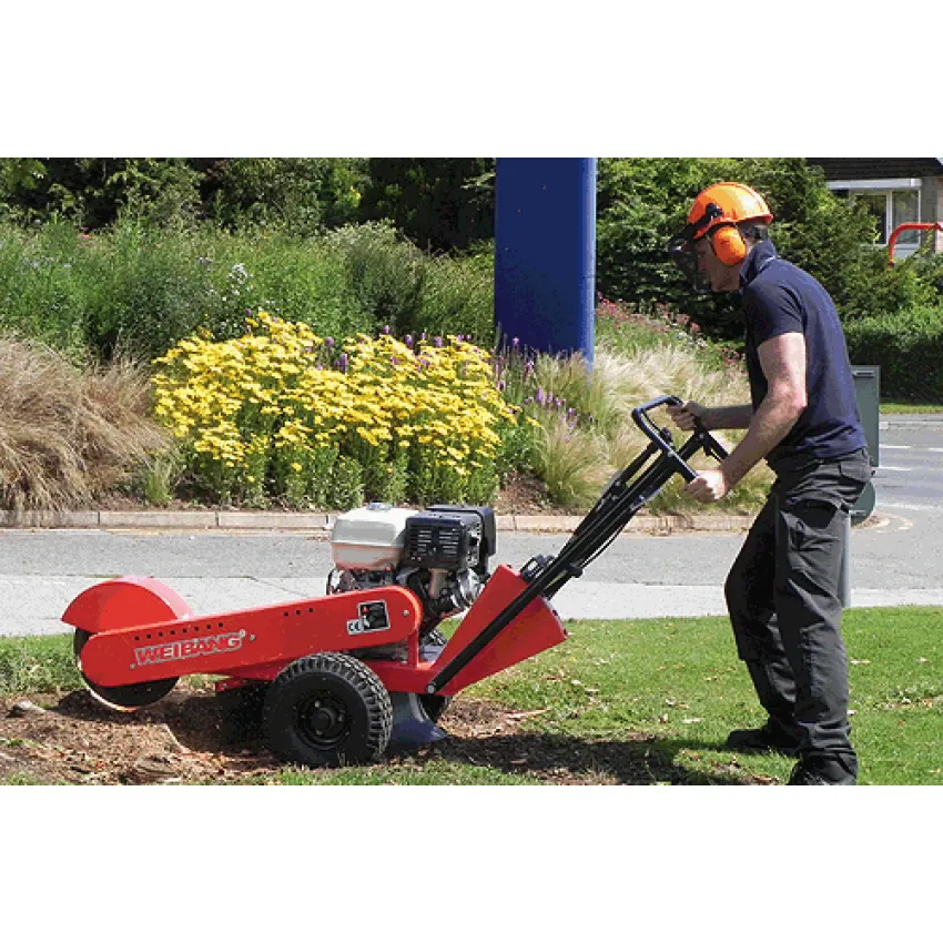 WEIBANG WBSG13H – Професионална фреза за пънове с Honda GX390, 13 к.с.