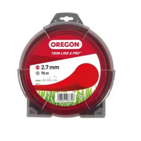 Oregon 69-382-RD Кръгла Червена Корда за Тример 2.7мм x 70м