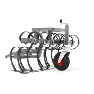 Грапа За Чакъл Husqvarna R422Ts AWD, P524 - Професионална Приставка за Райдери