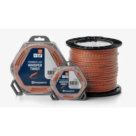 Husqvarna Whisper Twist 1.5 мм x 15 м - Безшумна корда за тример