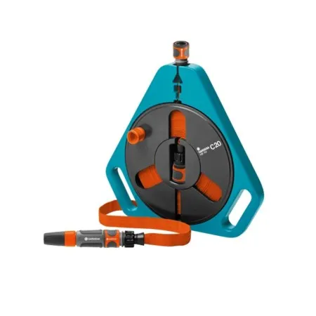 GARDENA 00757-20 Комплект касетка за плосък маркуч Classic 20 м с конектори